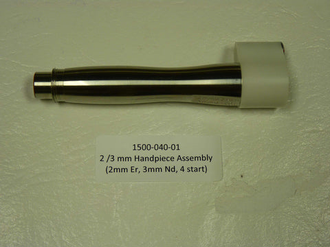1500-040-01 - 2/3 mm Handpiece assembl, 2mm Er, 3mm Nd, Four Sta