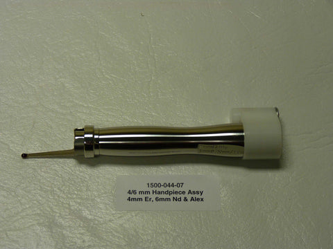 1500-044-07 - 4/6 mm Handpiece Assy, 4mm Er, 6mm Nd & Alex