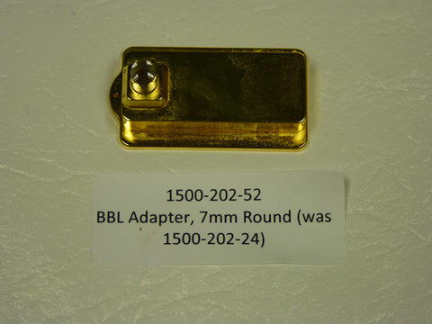 1500-202-52 - BBL Aperture 7mm Brass, Round Assembly