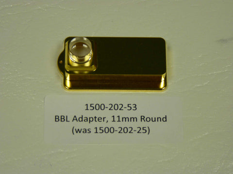 1500-202-53 - BBL Aperture 11mm Brass, Round Assembly