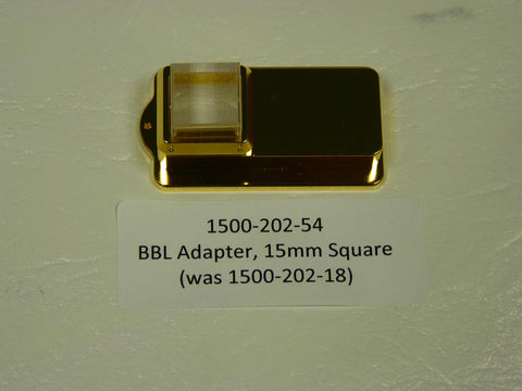1500-202-54 - BBL Aperture 15mm Brass, Square Assembly