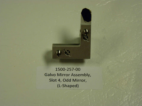 1500-257-00 - Galvo Mirror Assy Slot #, Odd mirror, L-Shape