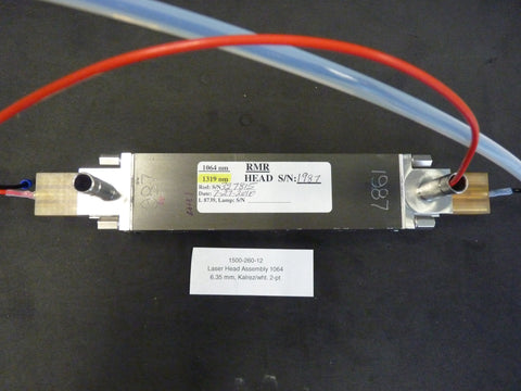 1500-260-12 - Laser Head Assembly 1064 - 6.35 mm, Kalrez/Wht.2-pt