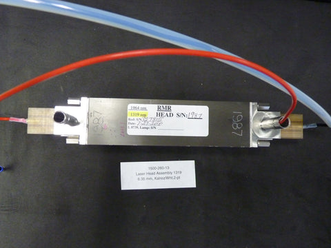 1500-260-13 - Laser Head Assembly 1319 - 6.35 mm, Kalrez/Wht.2-pt