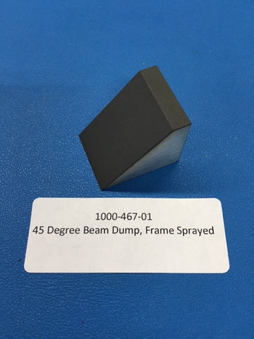 1000-467-01 - 45 Degree Beam Dump, Frame Sprayed
