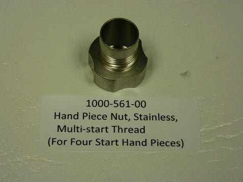 1000-561-00 - Handpiece Nut - Stainles, Multi-start Thread