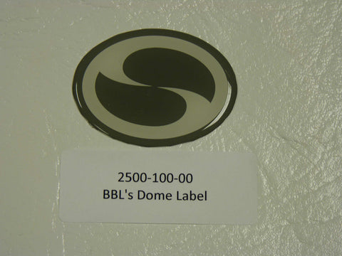 2500-100-00 - BBL-S Dome Label,