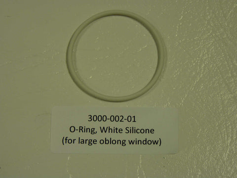 3000-002-01 - O-ring, white silicone o-ring -1