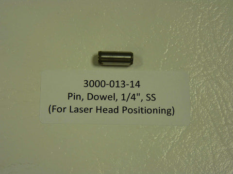 3000-013-14 - Dowel Pin, 1/4", 5/8"  Long  SS
