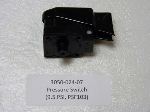 3050-024-07 - Pressure Switch, 9.5psi, F-4200-30-PT60/100