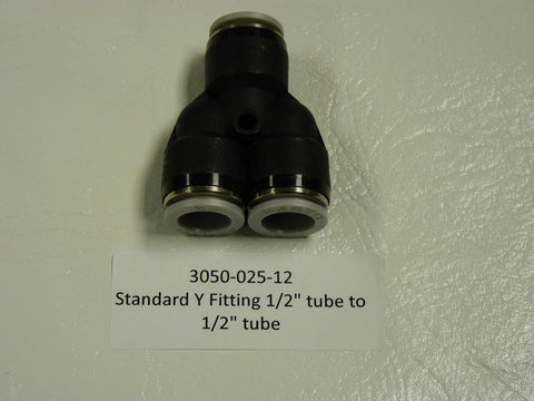 3050-025-12 - Festo Fitting -  Y  Redu, 1/2" to 1/2" Standard Y
