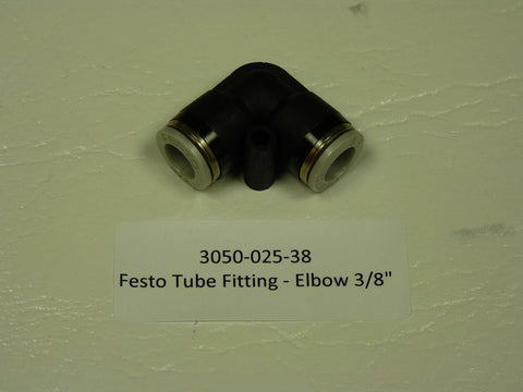 3050-025-38 - Festo Fitting - Elbow, 3/8" Standard Elbow Tube