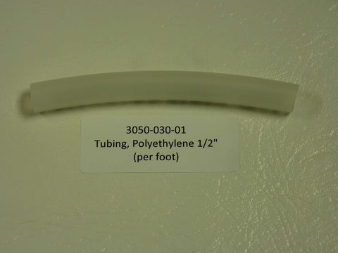 3050-030-01 - Tubing, Polyethylene, 1/2" 0.D., (PER FOOT)