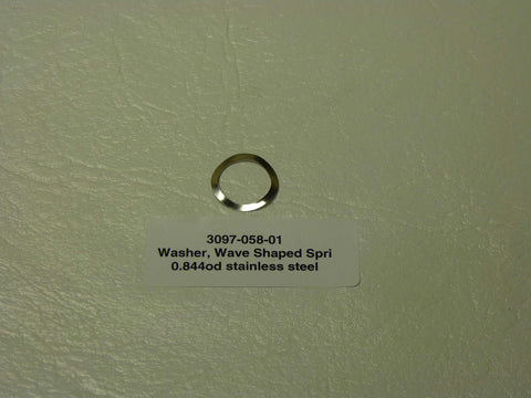3097-058-01 - Washer, Wave Shaped Spri, 0.844od stainless steel