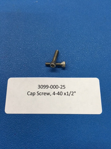 3099-000-25 - Cap Screw, 4-40 x1/2"