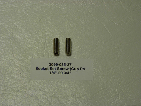 3099-085-37 - Socket Set Screw (Cup Po, 1/4"-20 3/4"