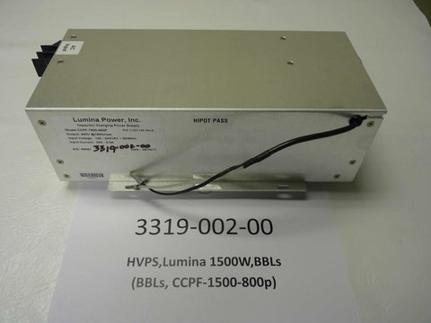 3319-002-00 - HVPS, Lumina, Model, CCPF-1500-800P, BBLs