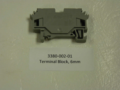 3380-002-01 - Terminal Block, 6mm Grey