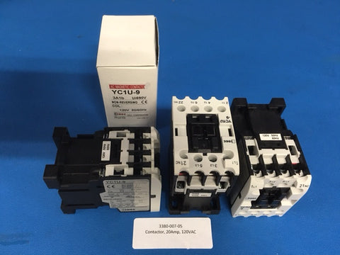 3380-007-05 - Contactor, 20Amp, 120VAC
