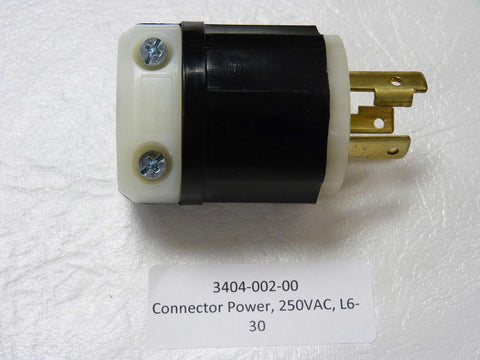 3404-002-00 - Connector, Power, 250 VA, L6-30P