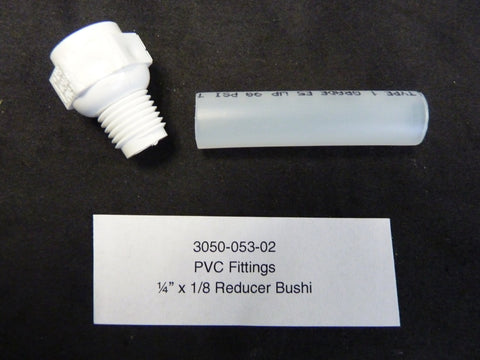 3050-053-02 - PVC Fittings - 1/4" x 1/8 Reducer - OBSOLETE - ORDER PN 3050-053-12